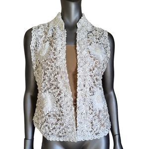 113. MK Solo White Vest Size 1